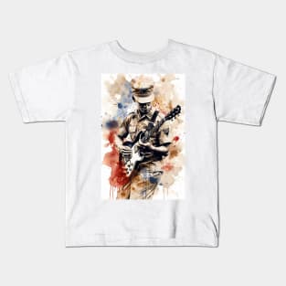 United States Marine Shredding Kids T-Shirt